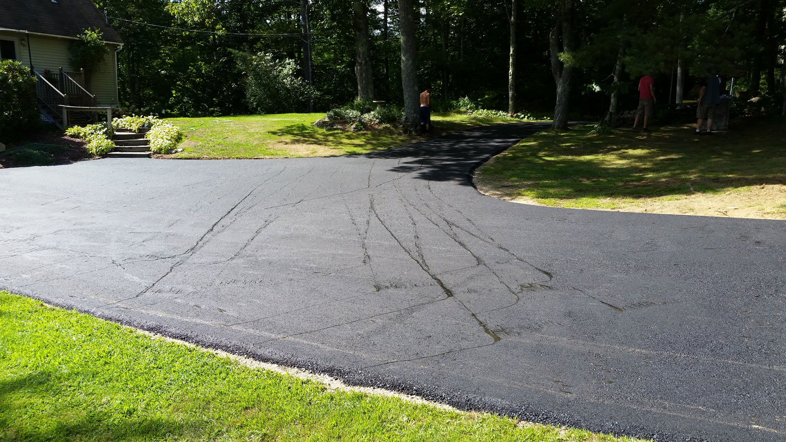 Driveway sealing protection coating